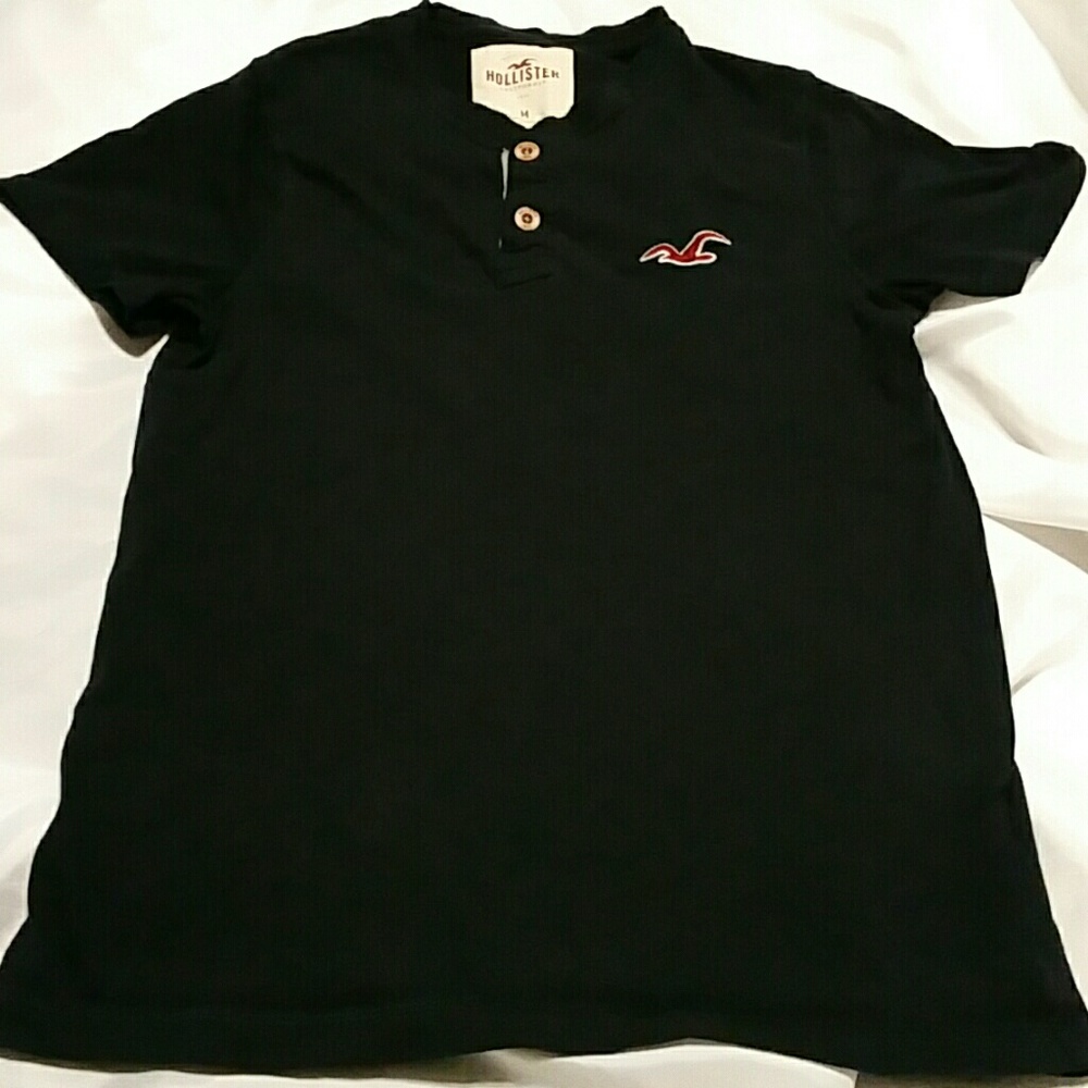 Navy Blue Hollister Shirt Size Medium